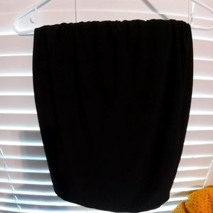Susan Graver 1X Black Skort